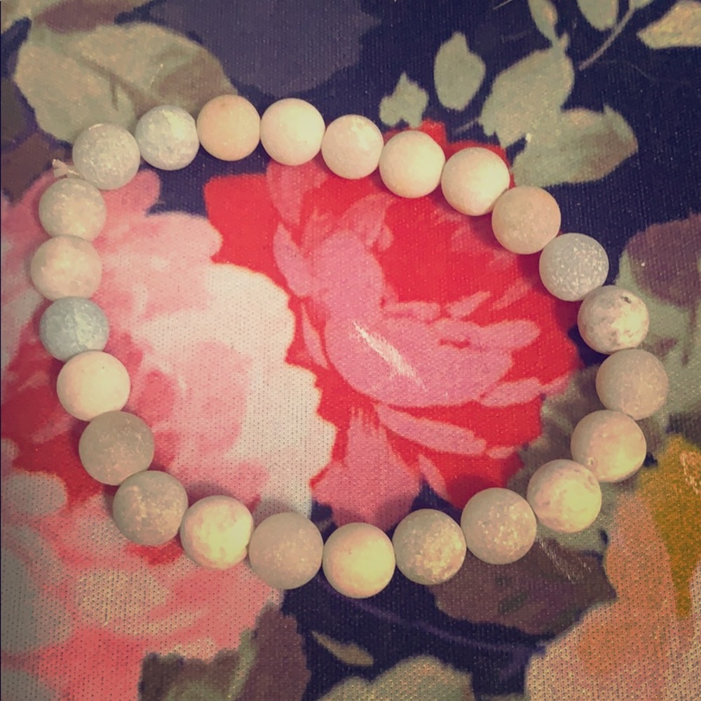 Stone beaded bracelet